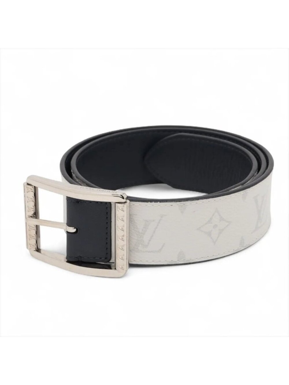 Louis Vuitton Monogram Ceinture Reverso 40 Reversible Leather Belt